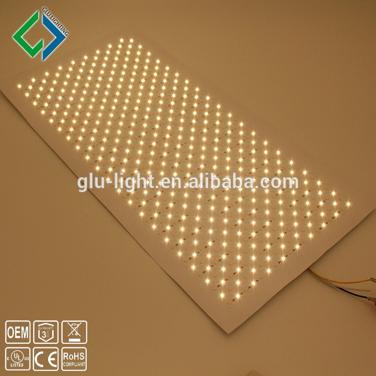 High cri high R value Ra95 CCT bi color 300x300 flex led sheet, sewable 300x300 flexible led mat