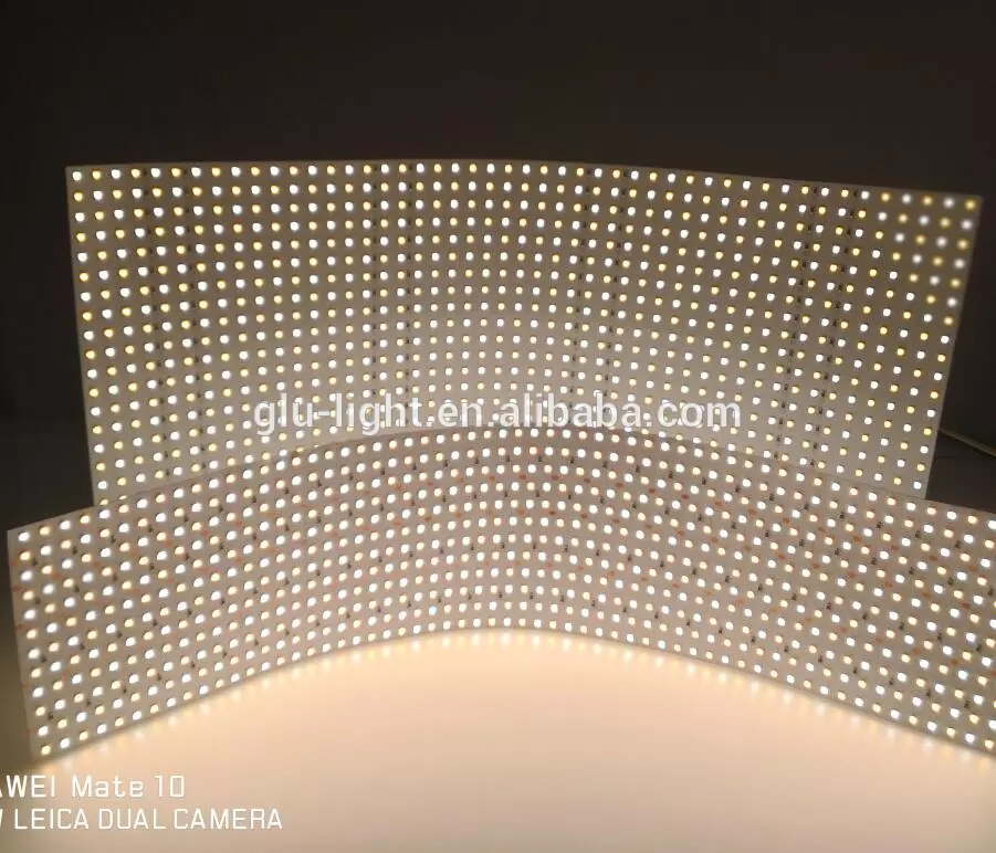 High cri high R value Ra95 CCT bi color 300x300 flex led sheet, sewable 300x300 flexible led mat