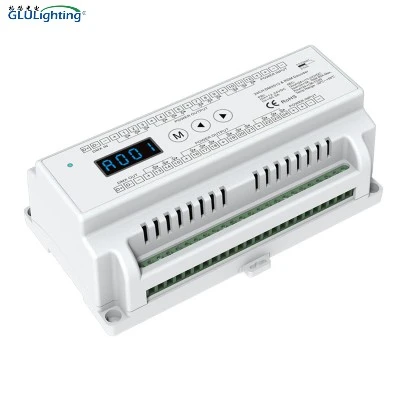 Din Rail tipa 24 kanālu DMX un RDM dekodētājs