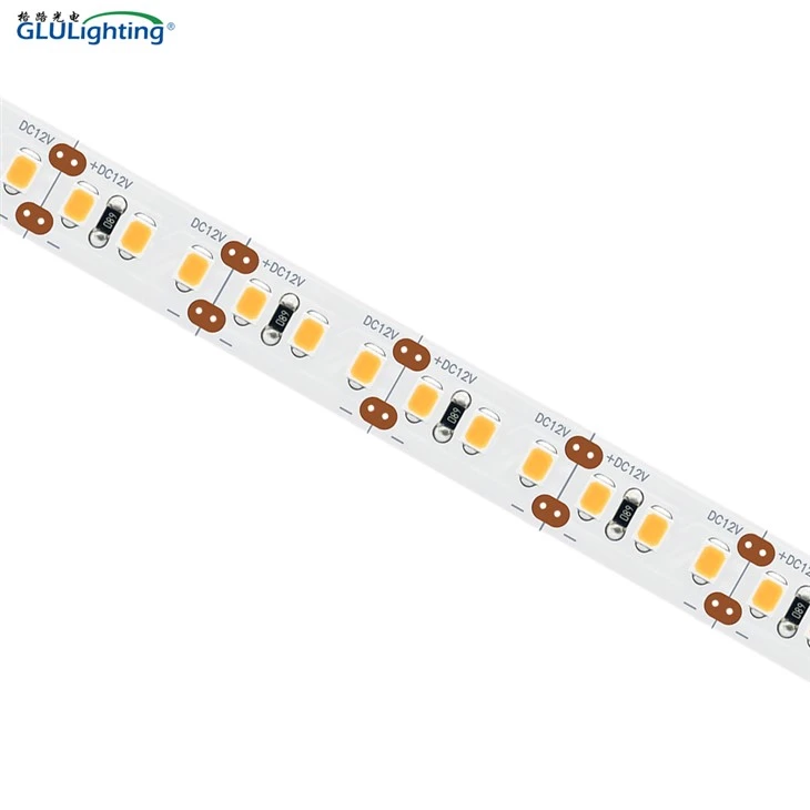 Augstas CRI vienas krāsas 2835 LED sloksne 12V 168leds UL sarakstā